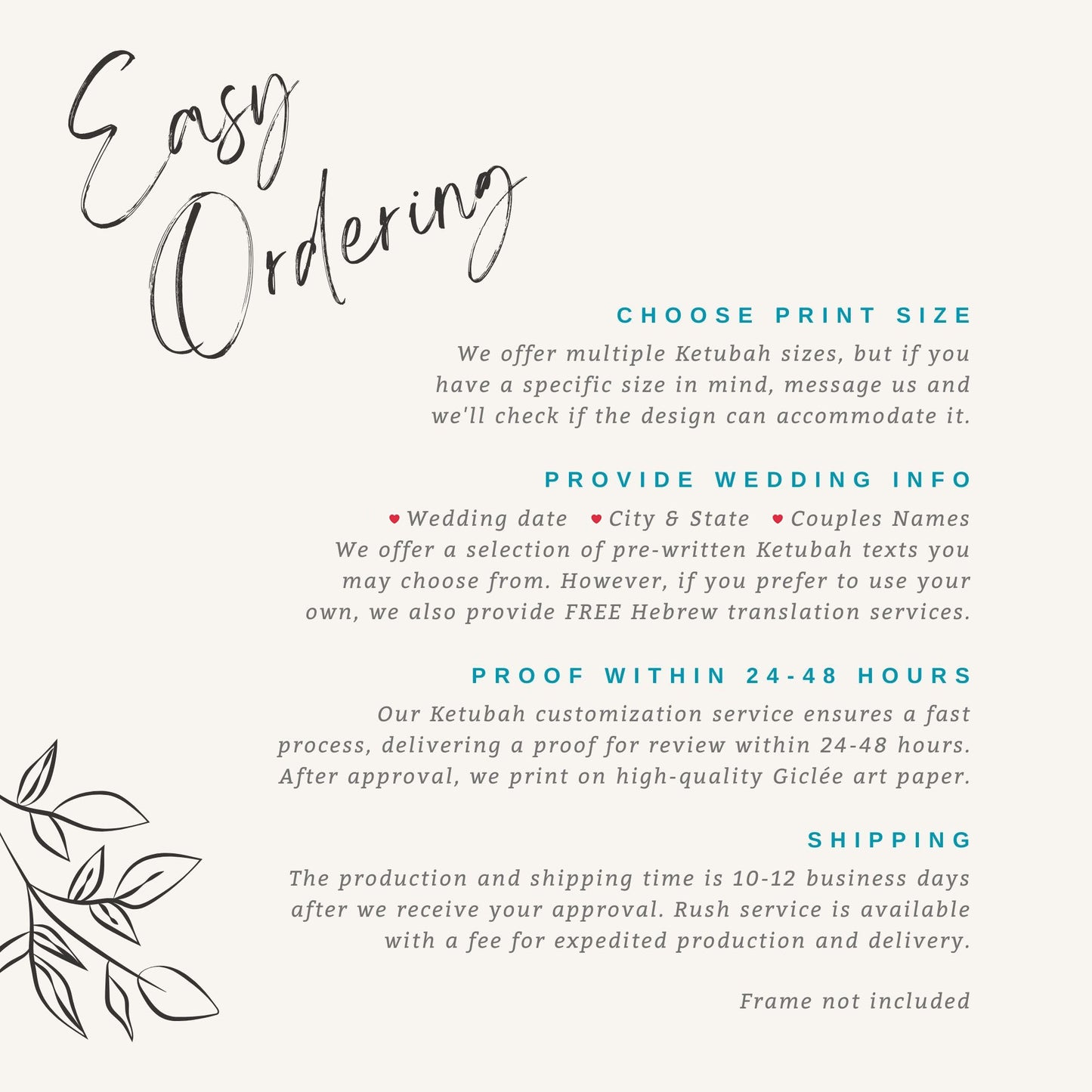 Wildflower Modern Ketubah, Floral Bouquet Ketubah, Wreath Ketubah